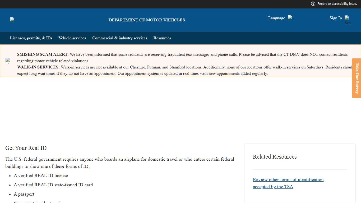 Learn how to get a REAL ID CT.gov